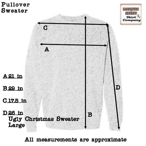 Ugly Christmas Sweater Mens pullover Large funny gingerbread man office party - Picture 2 of 8